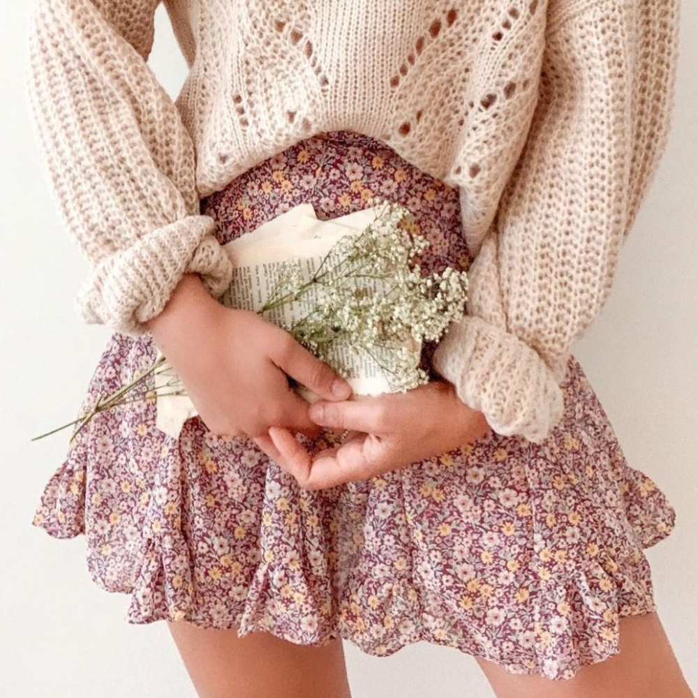 Breath of Youth - Lavender Path Skirt - Medium
